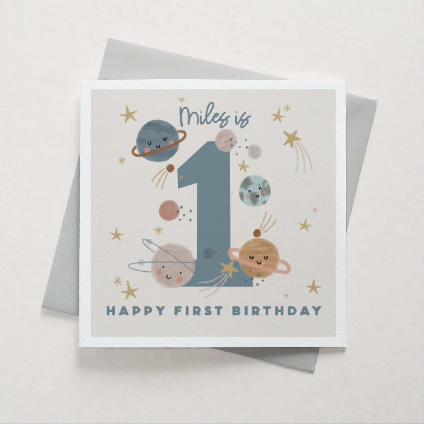 Solar System Birthday Card - Can Be Personalised