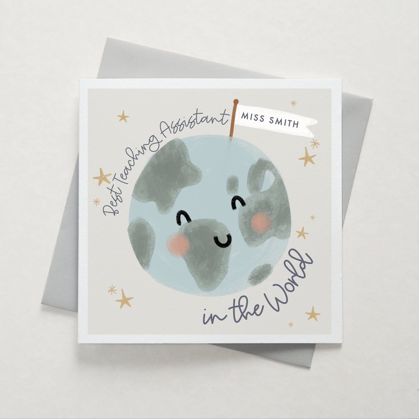Best Teacher In The World Card - Can Be Personalised