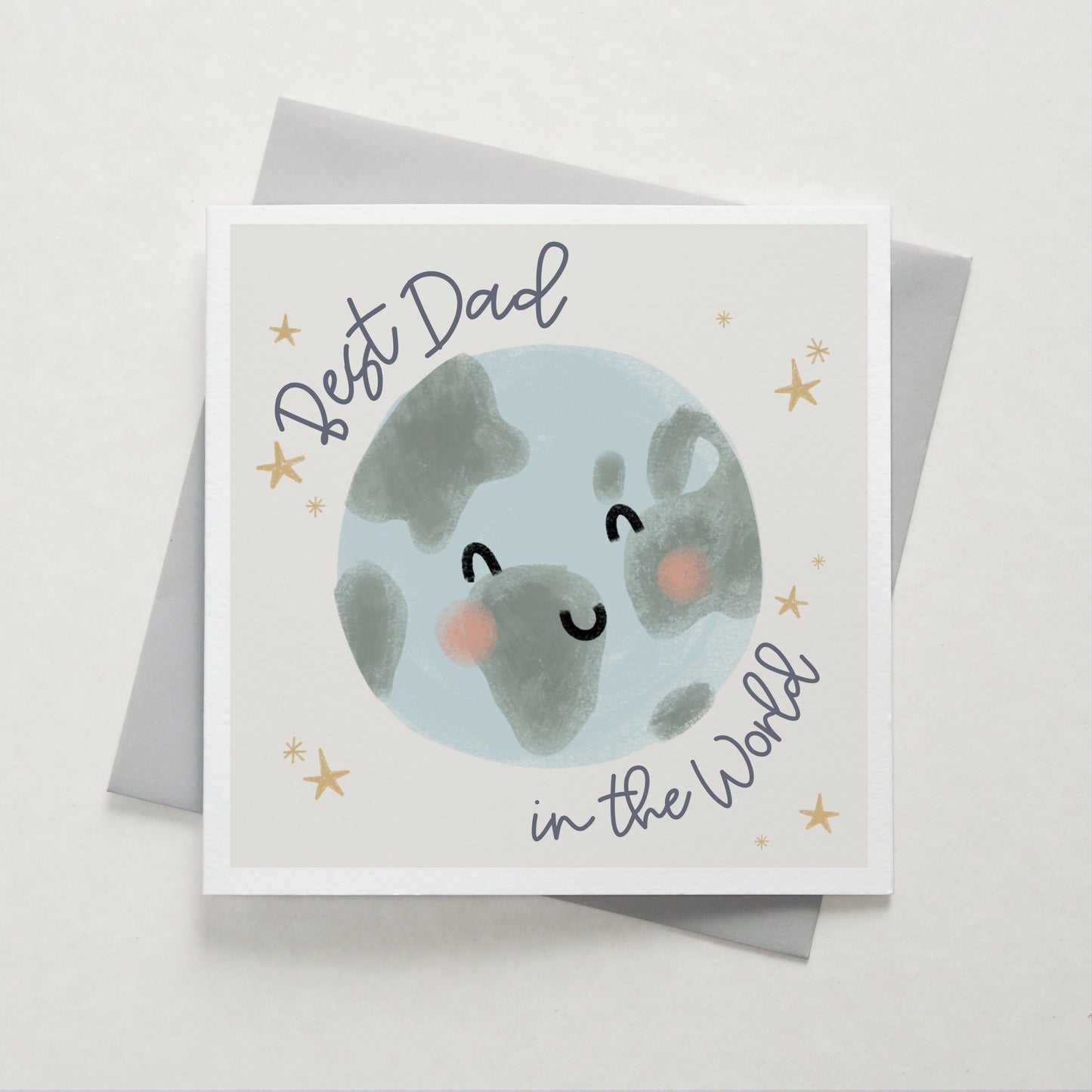 Best Dad In The World Card - Can Be Personalised