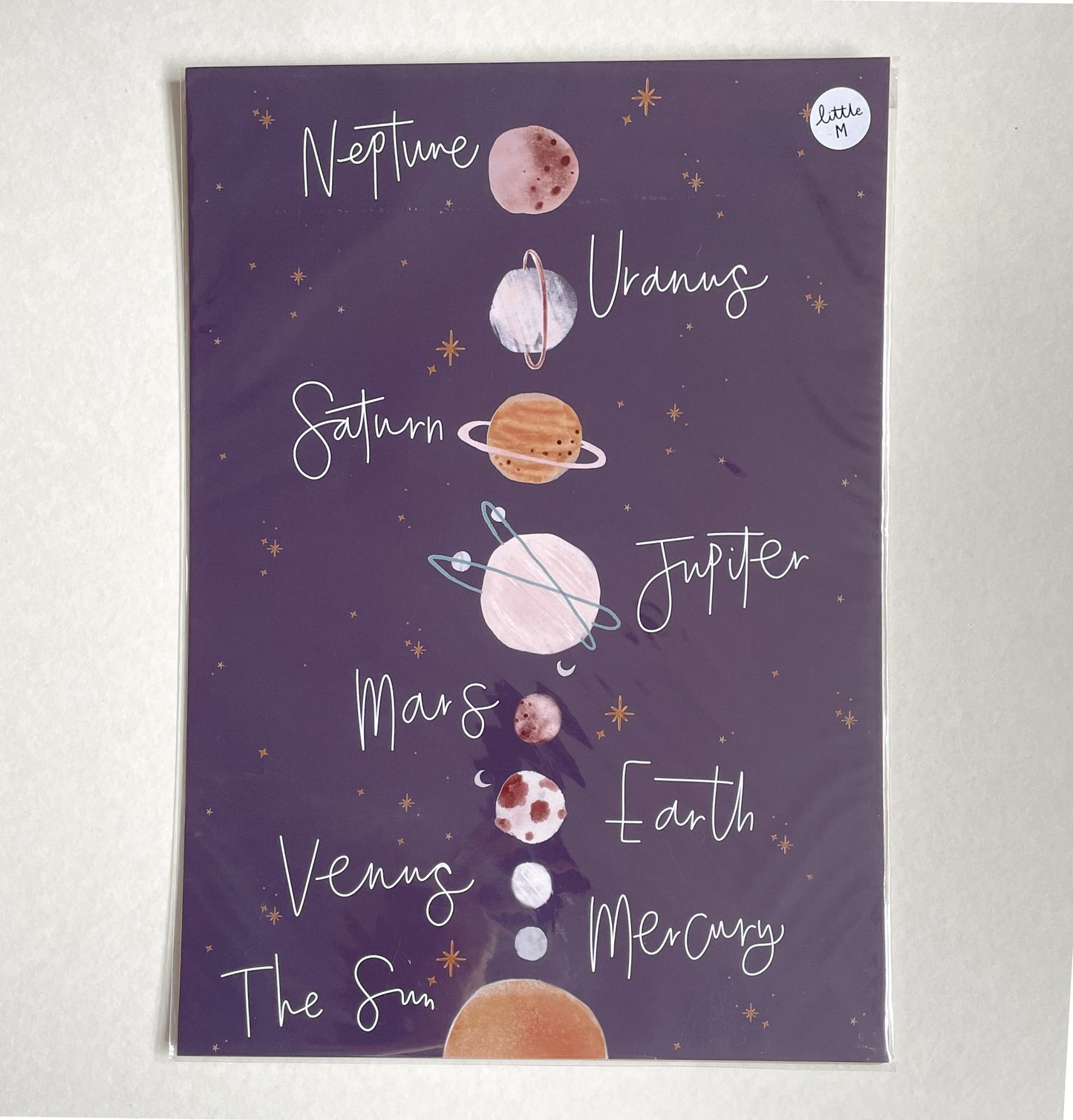 Solar System Print A3 Ready To Ship Sale