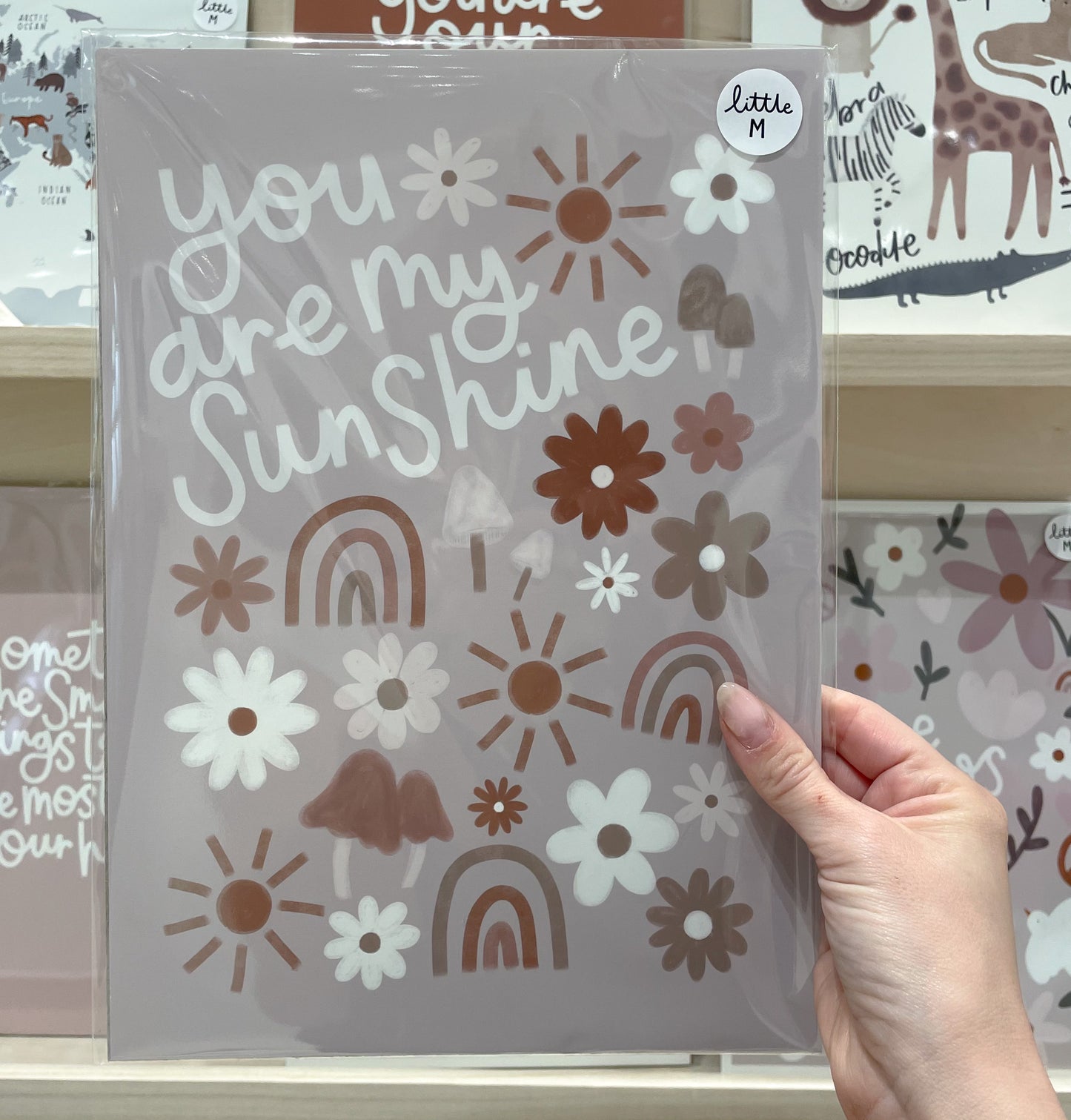 A4 You Are My Sunshine Print - READY TO SHIP SALE
