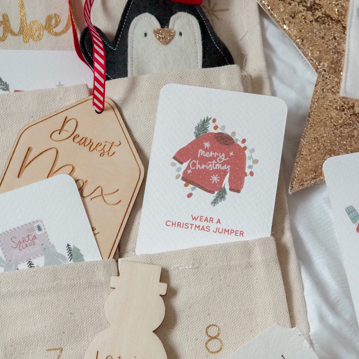 Christmas Activity Cards With Storage Bag - PREORDER