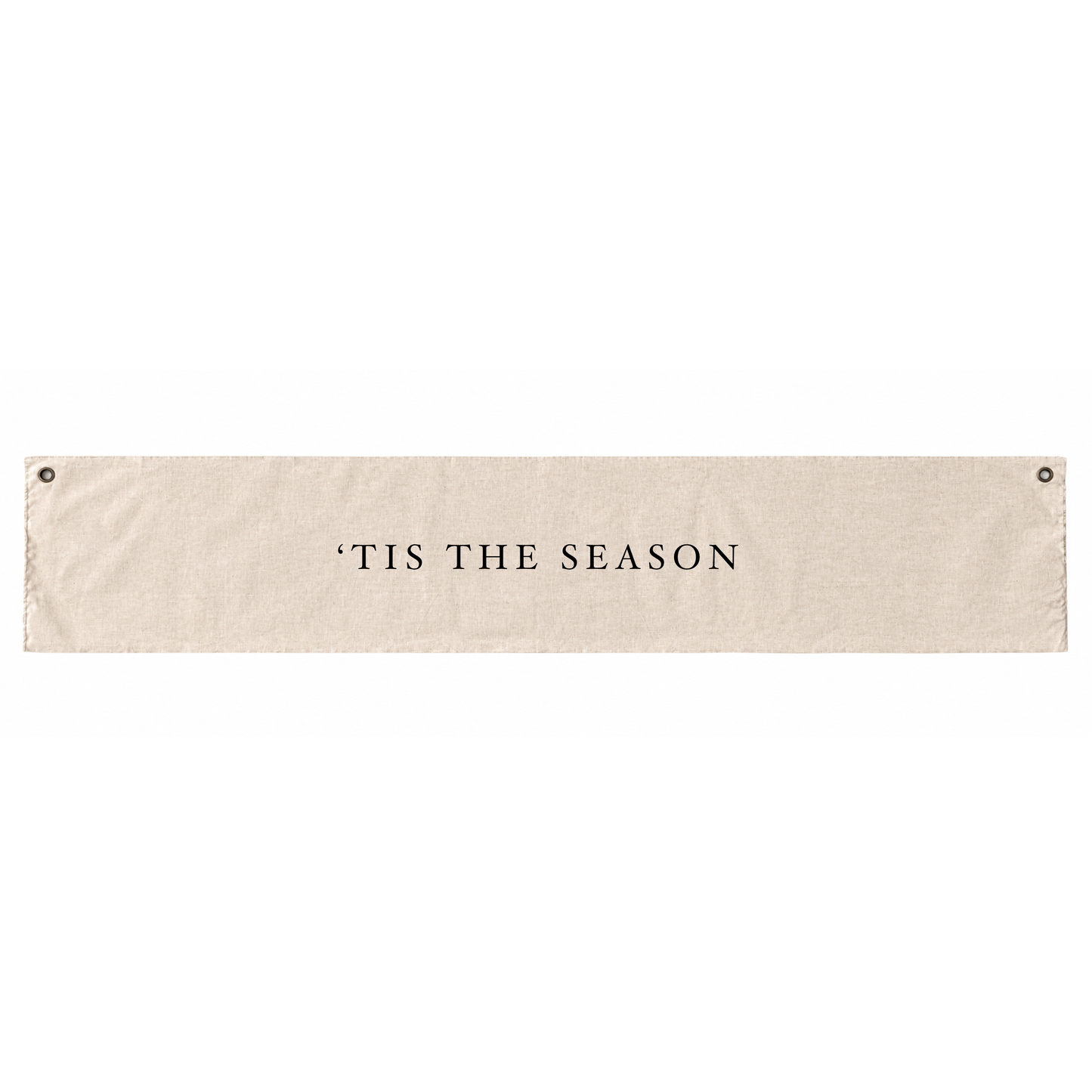 ‘Tis the season 25x150cm raw edge wall hanging