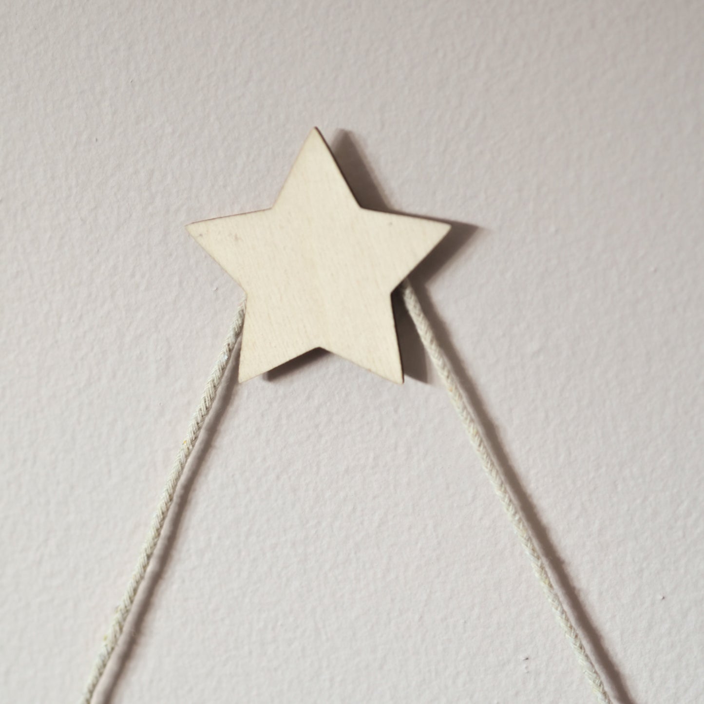 Plywood Star self adhesive wall hook