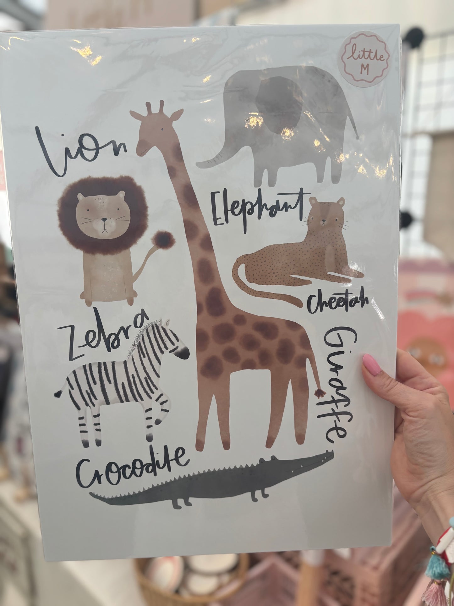 Safari Animals A3 Birthday Sale