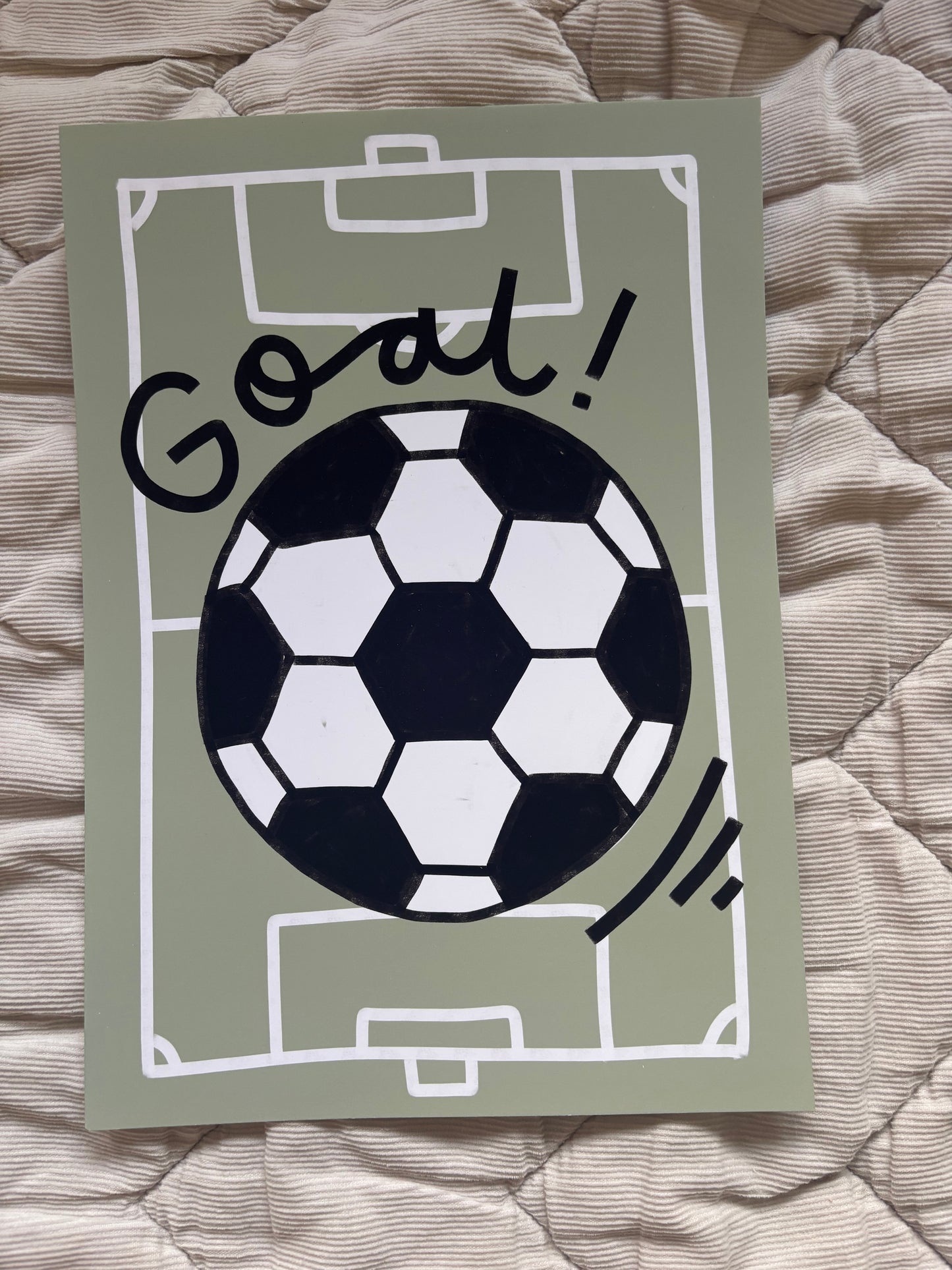 Goal print sage A4 Birthday Sale