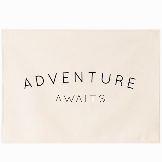 Adventure Awaits wall hanging 50x70cm Sample Sale