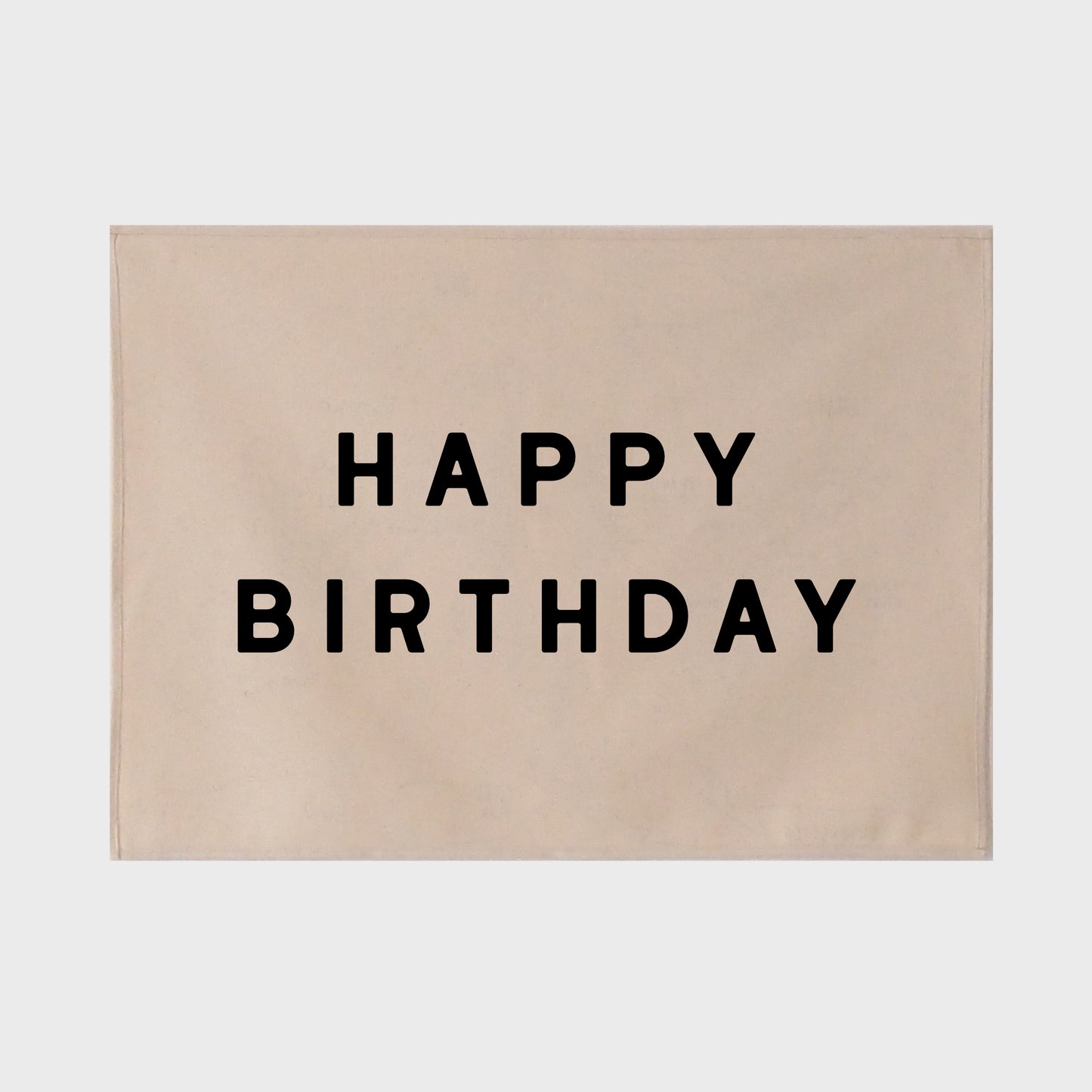 Personalised Happy Birthday Wall Hanging 50x70cm - more lettering colours available.