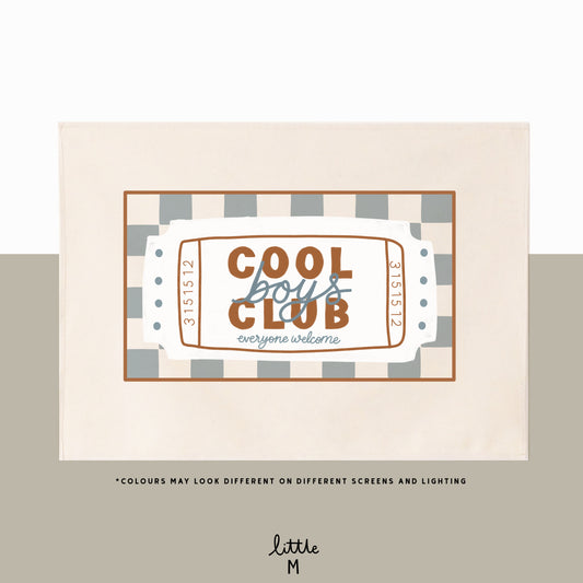 Cool boys club border wall hanging 50x70cm Sample Sale