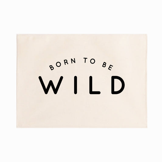 Born to be wild black wall hanging 50x70cm Sample Sale