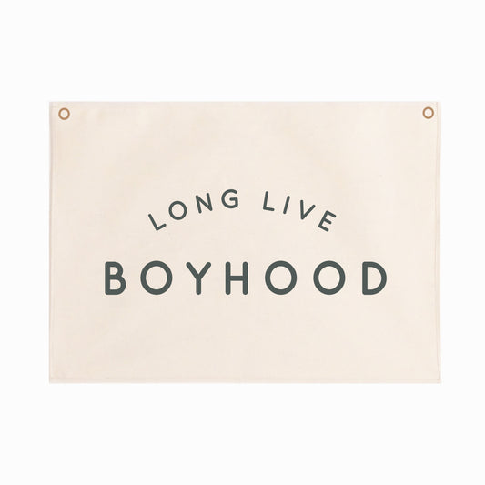 Long live boyhood quote wall hanging 50x70cm Sample Sale
