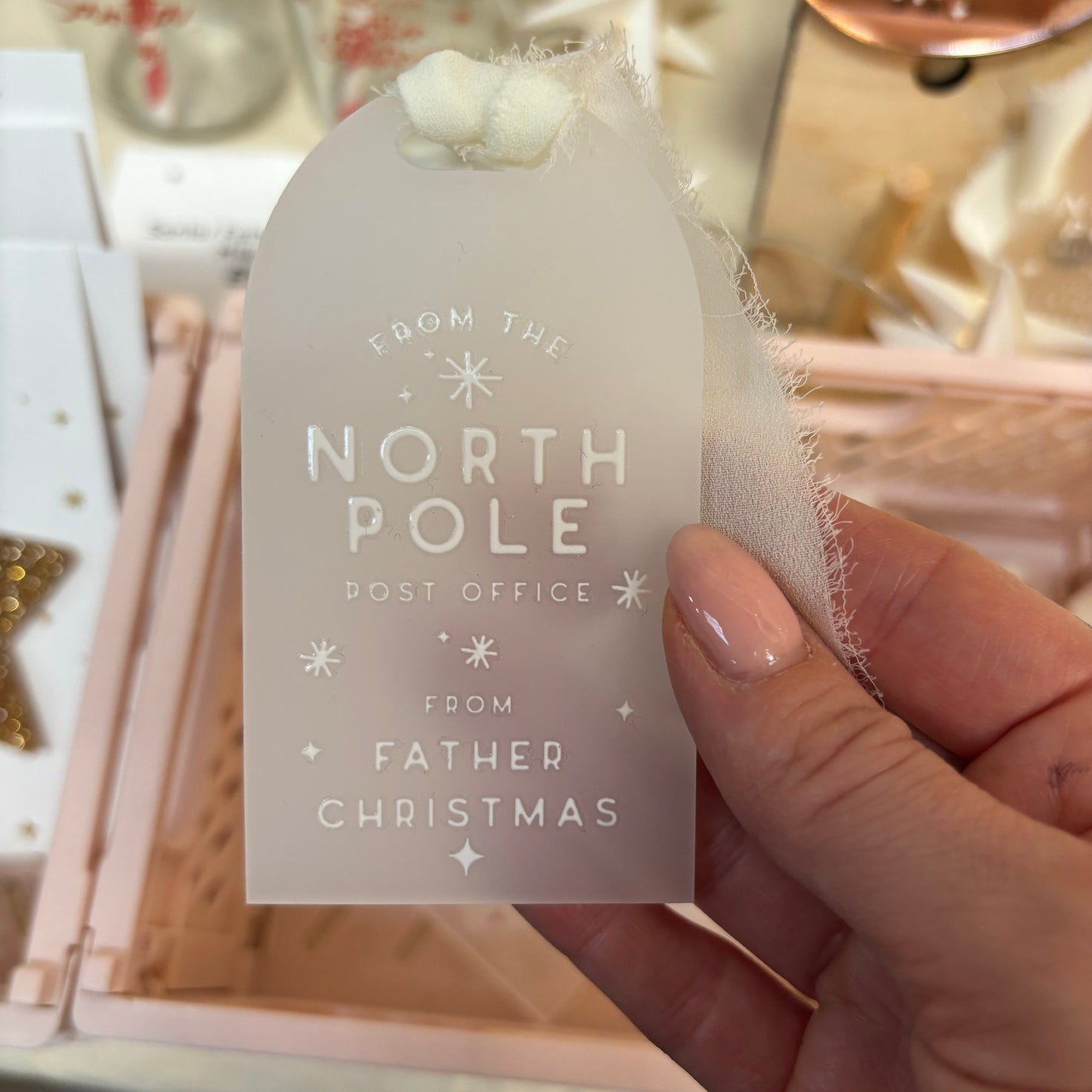 Christmas Ready To Ship Items - North Pole Gift Tag