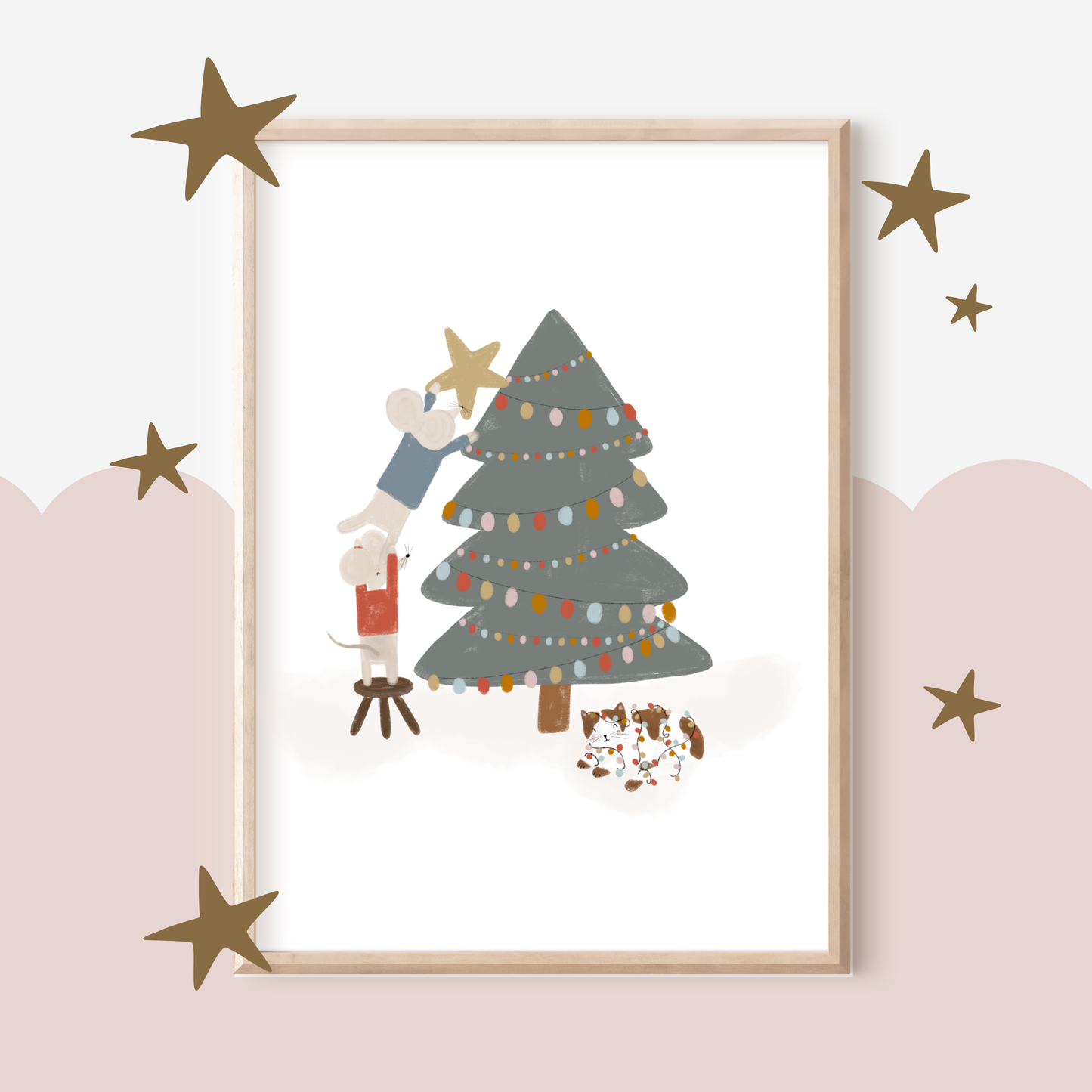Christmas Ready To Ship Items - Decorate the tree print