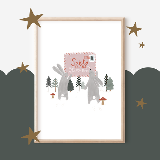 Christmas Ready To Ship Items - Letter to Santa print