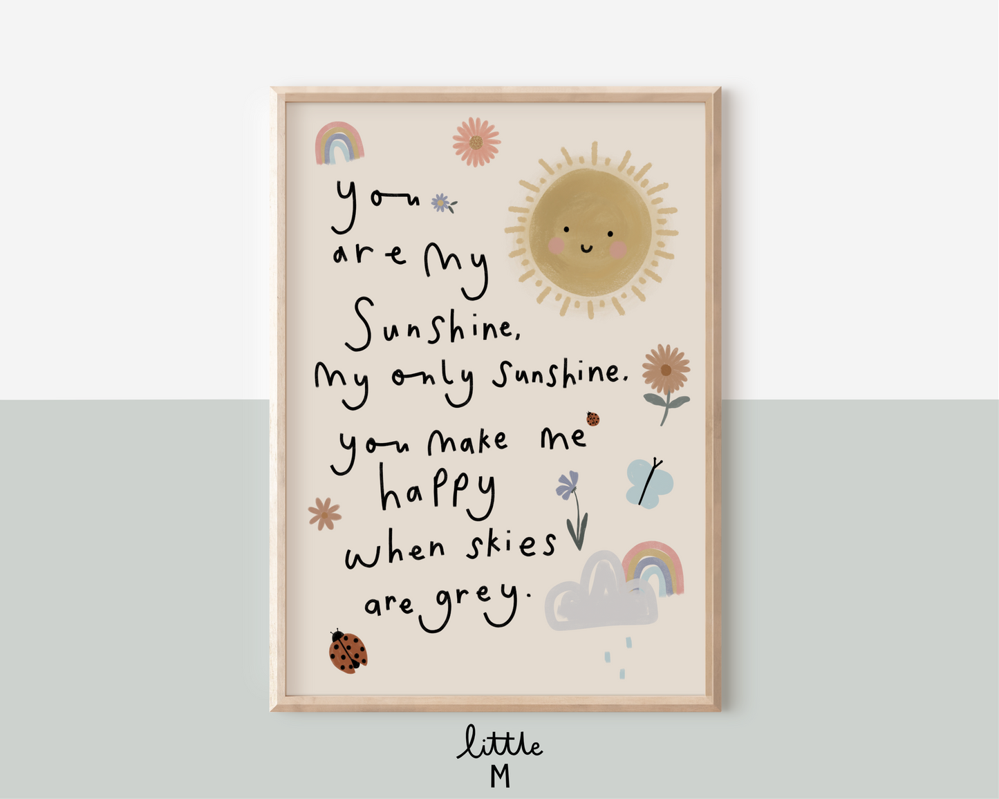 Sunshine Beige Print A3 Sample Sale