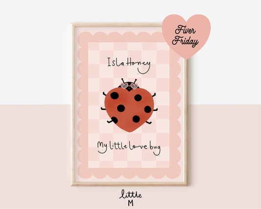 Fiver Friday A5 Love Bug Print