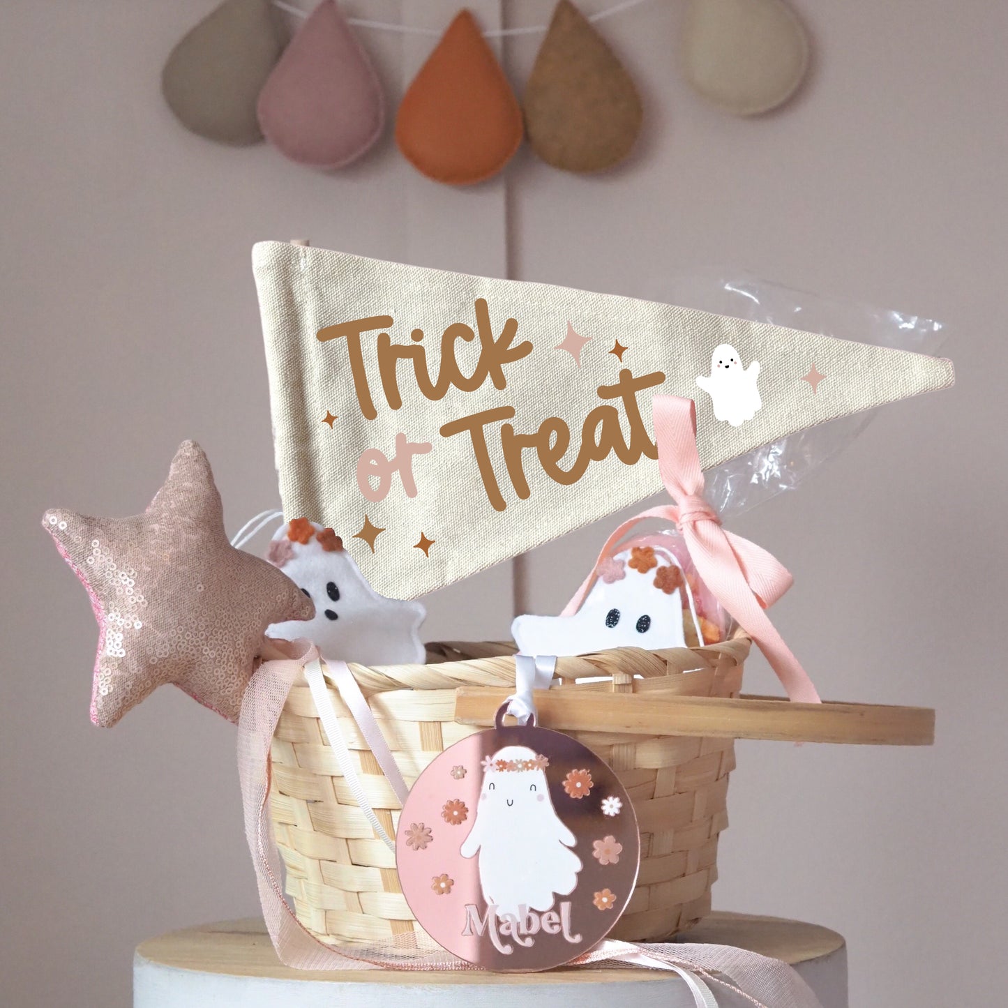 Limited Edition Trick Or Treat Pennant Flag