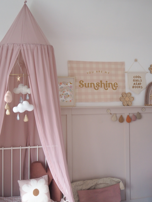 You Are My Sunshine Gingham Wall Hanging 68x46cm