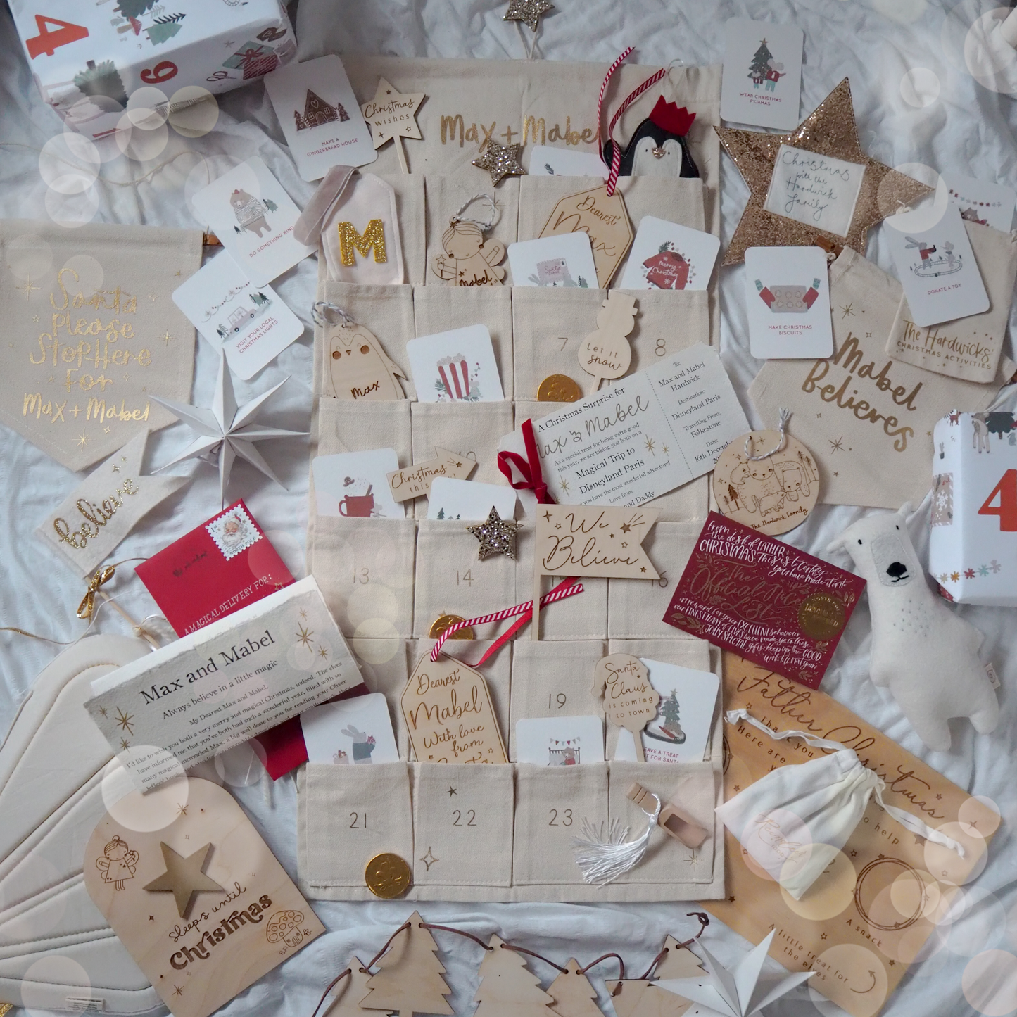 Christmas Activity Cards With Storage Bag - PREORDER