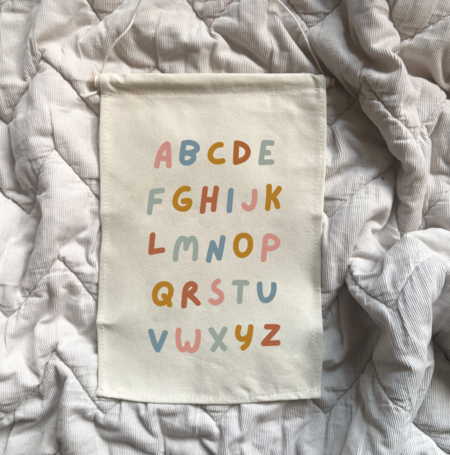 ABC multi colour banner 25x45cm Sample Sale