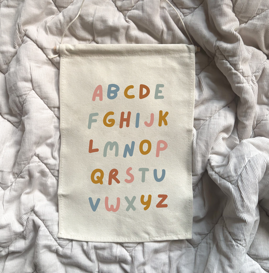 ABC multi colour banner 25x45cm Sample Sale