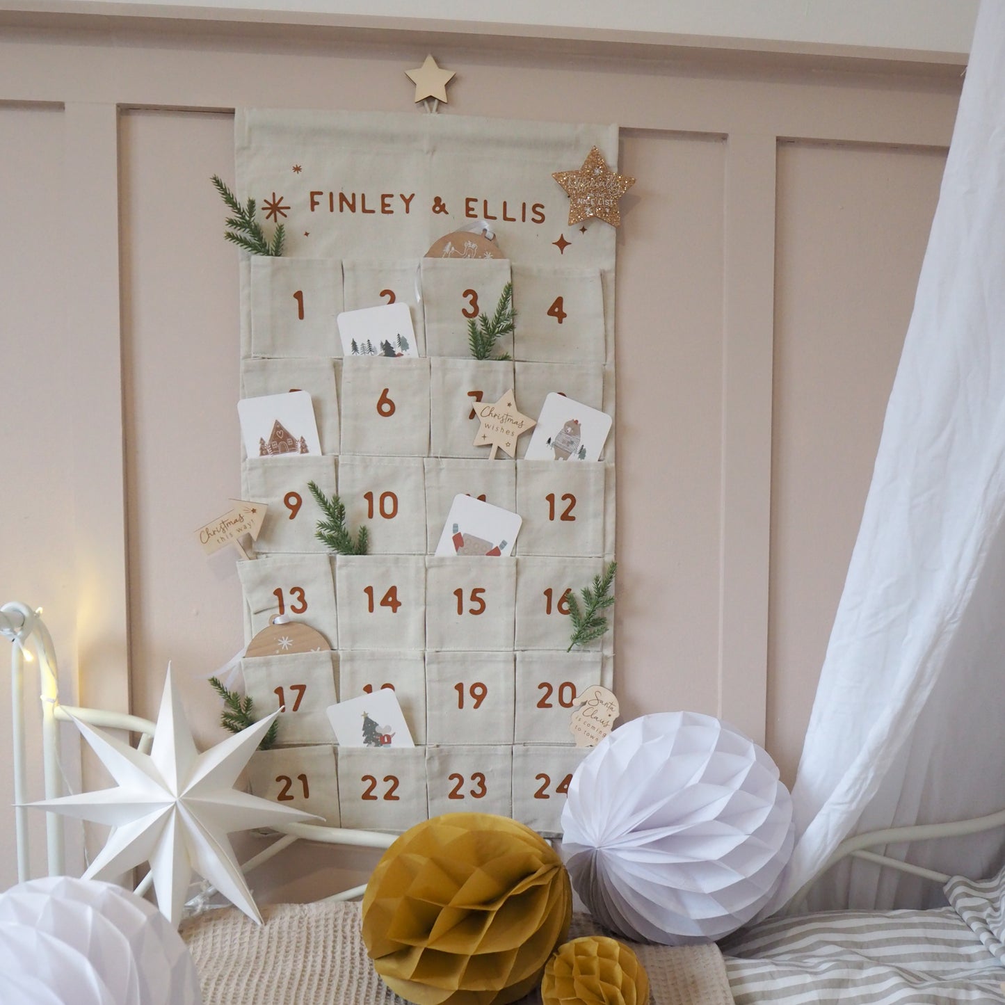 Personalised Advent Calendar Bold Version