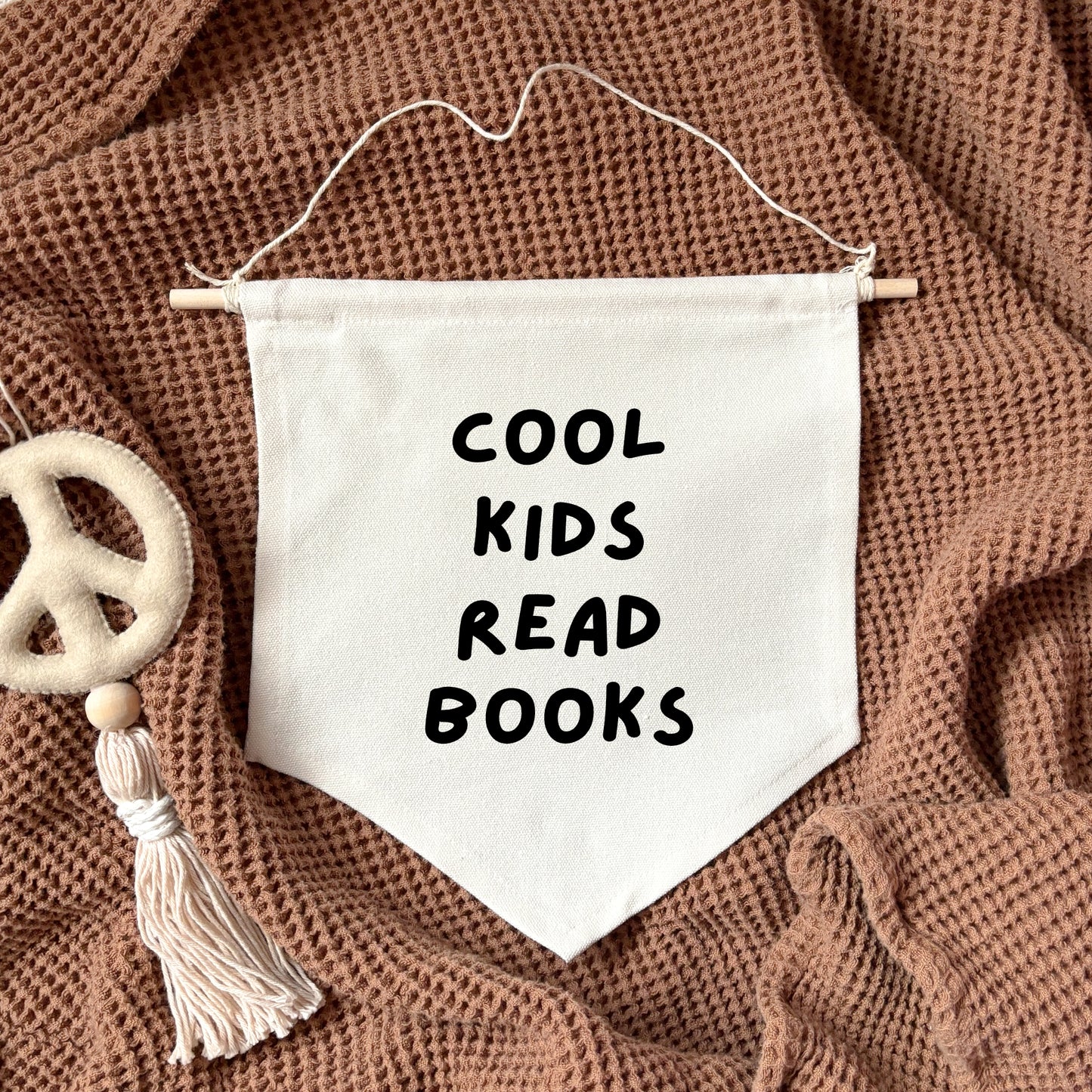 Cool kids club black 24x24cm hanging banner Birthday Sale