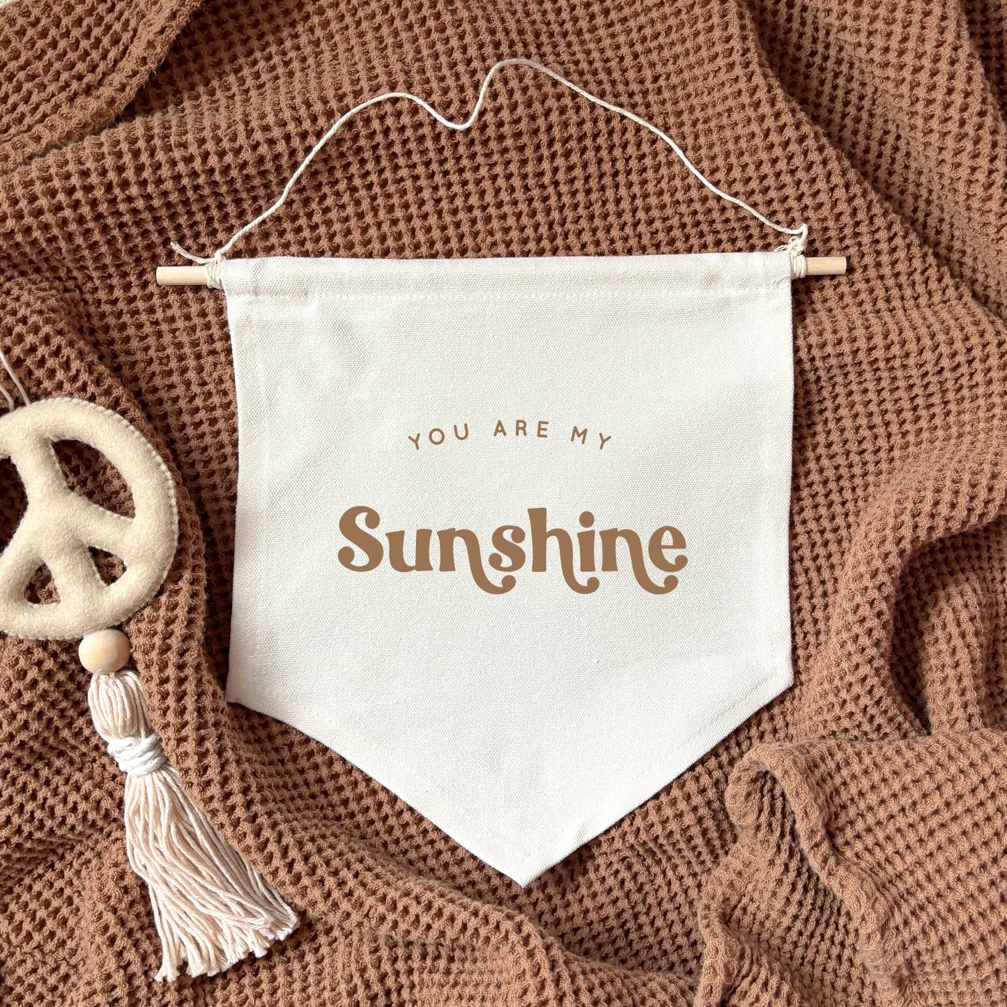 You are my sunshine caramel 24x24cm hanging banner Birthday Sale