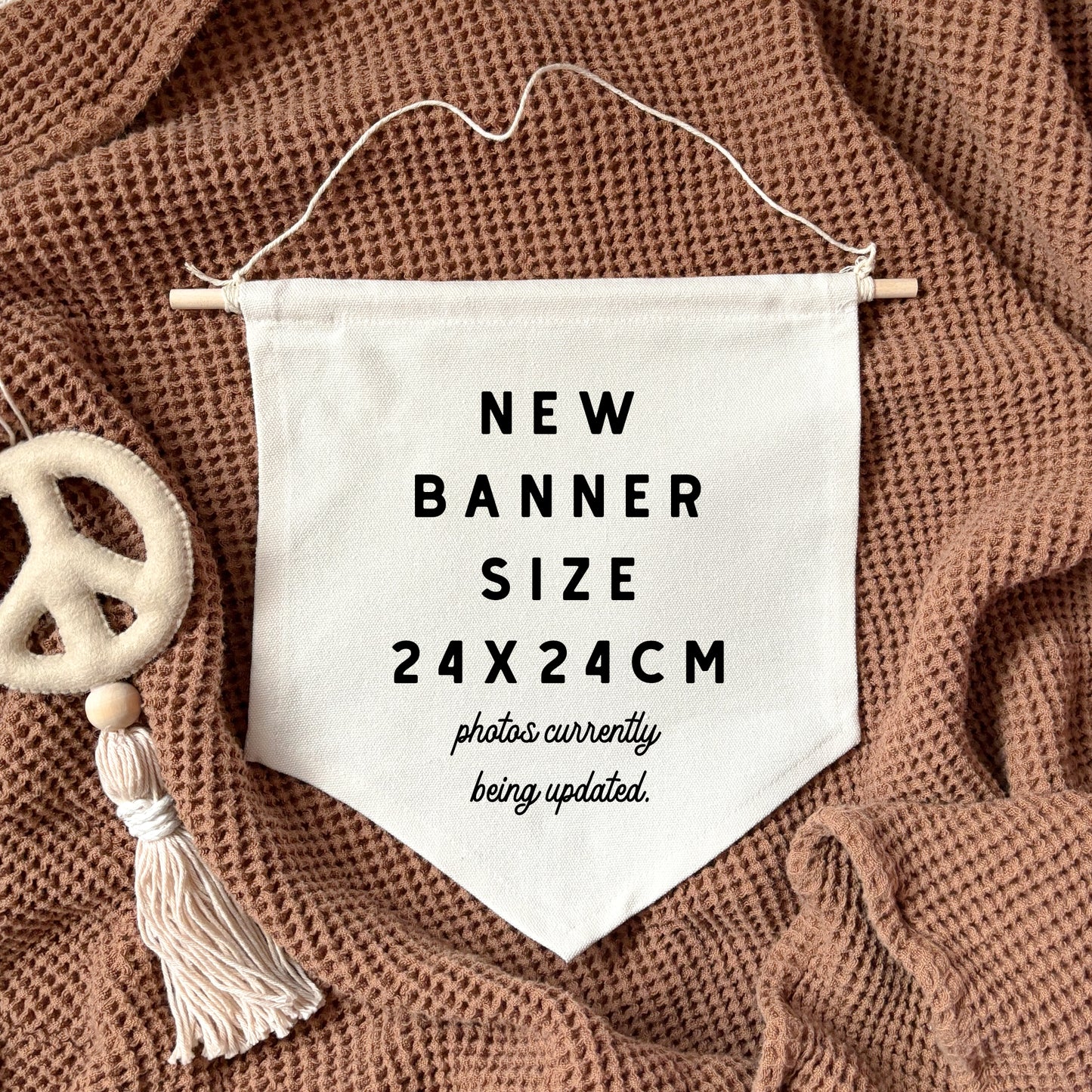 Long Live Boyhood Hanging Banner 24x24cm