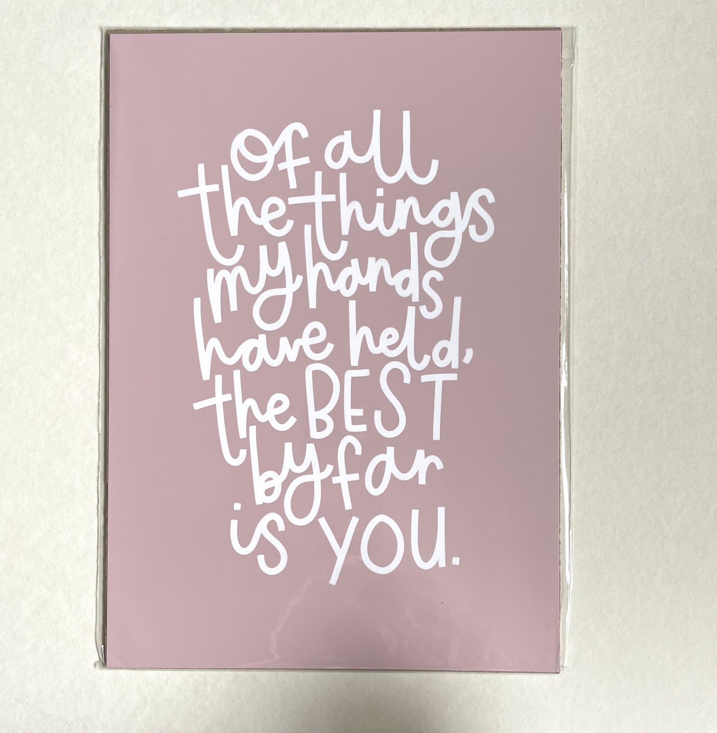 Of all the things Print A4 Ready To Ship Sale