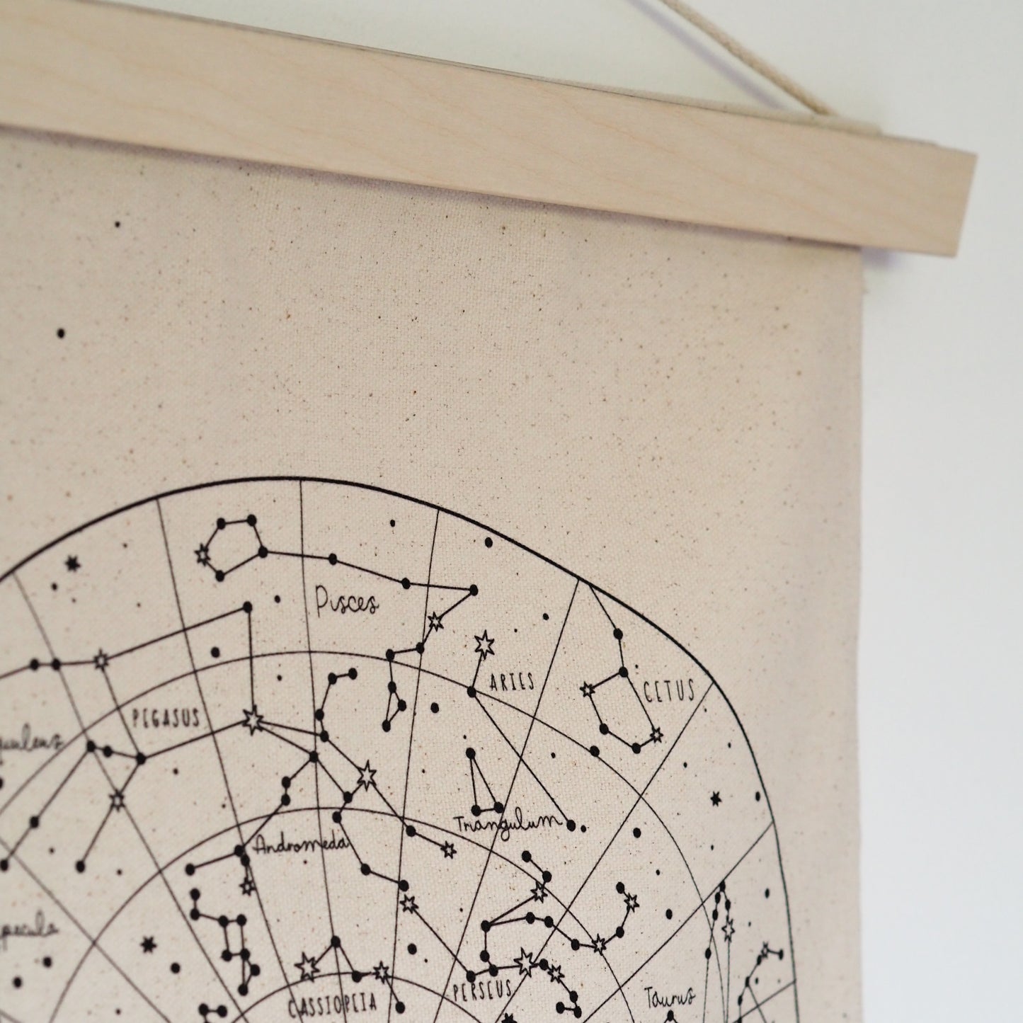 SMALL SOLAR SYSTEM WALL HANGING 68x46cm - now with eyelet option