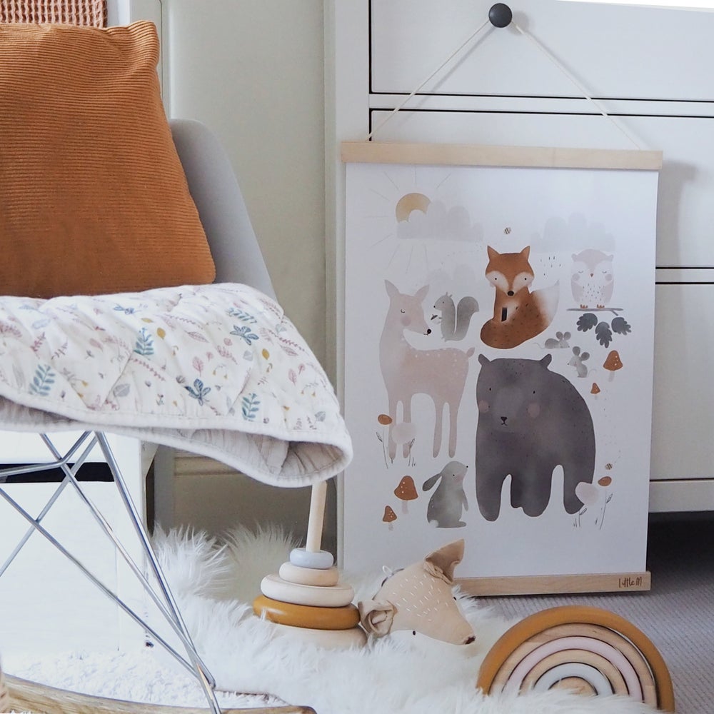 Woodland Animals Print