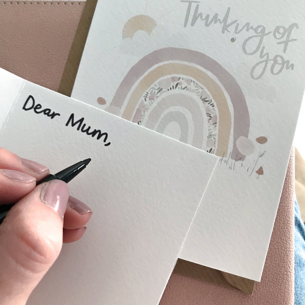Sending A Hug Bear Card - Can be personalised