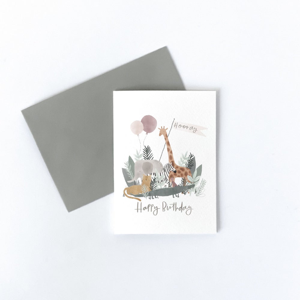 Safari Birthday Card - Can Be Personalised