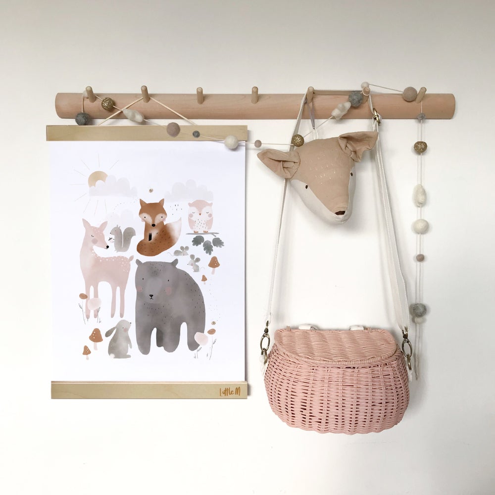 Woodland Animals Print