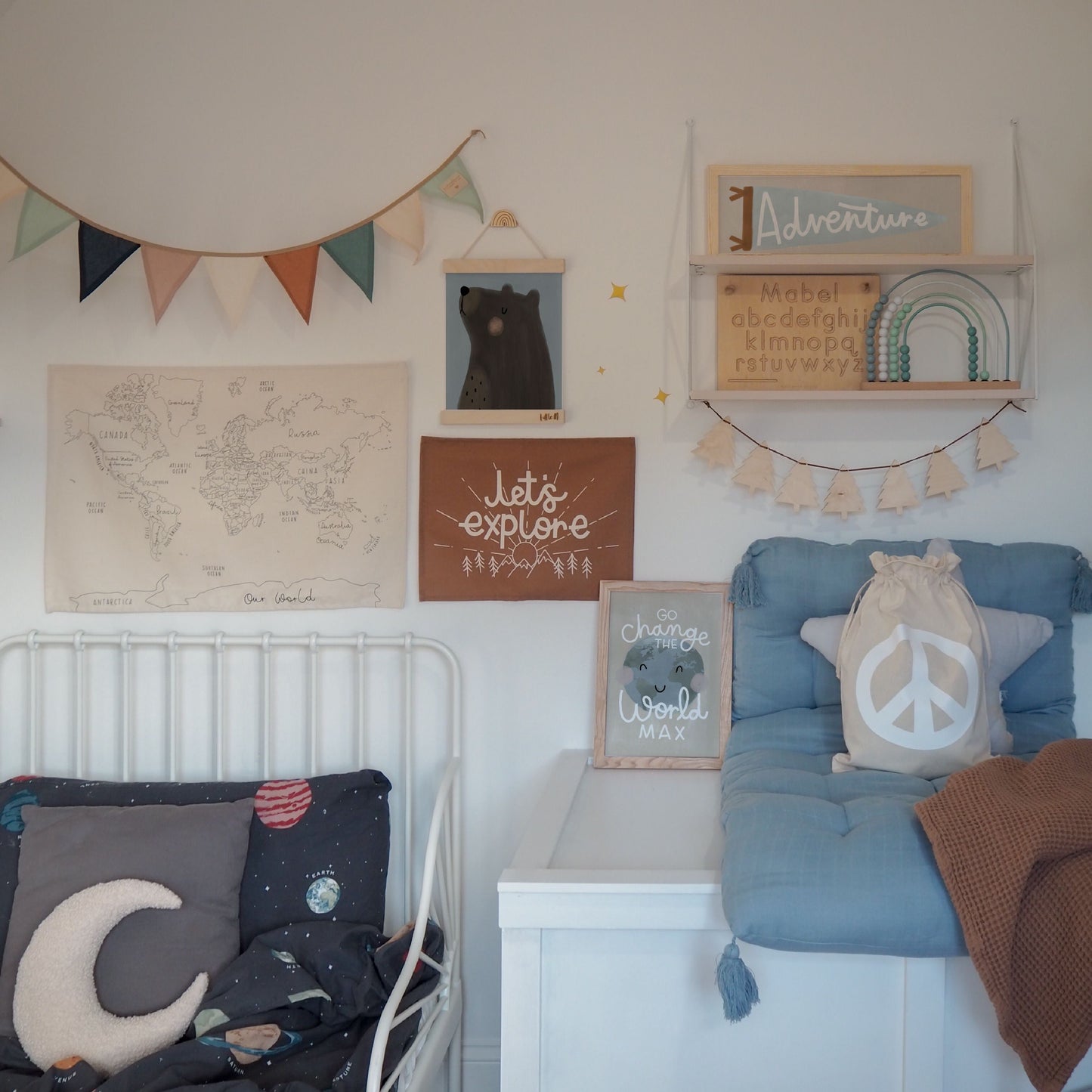 Go Change The World Print - can be personalised