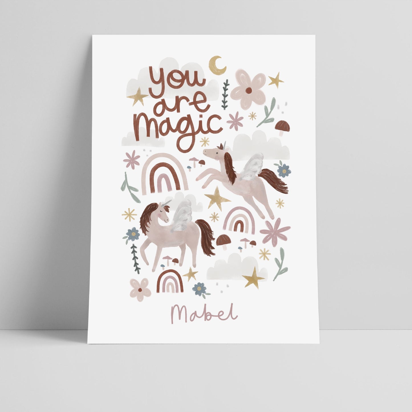 You Are Magic Unicorn Print - Can be personalised