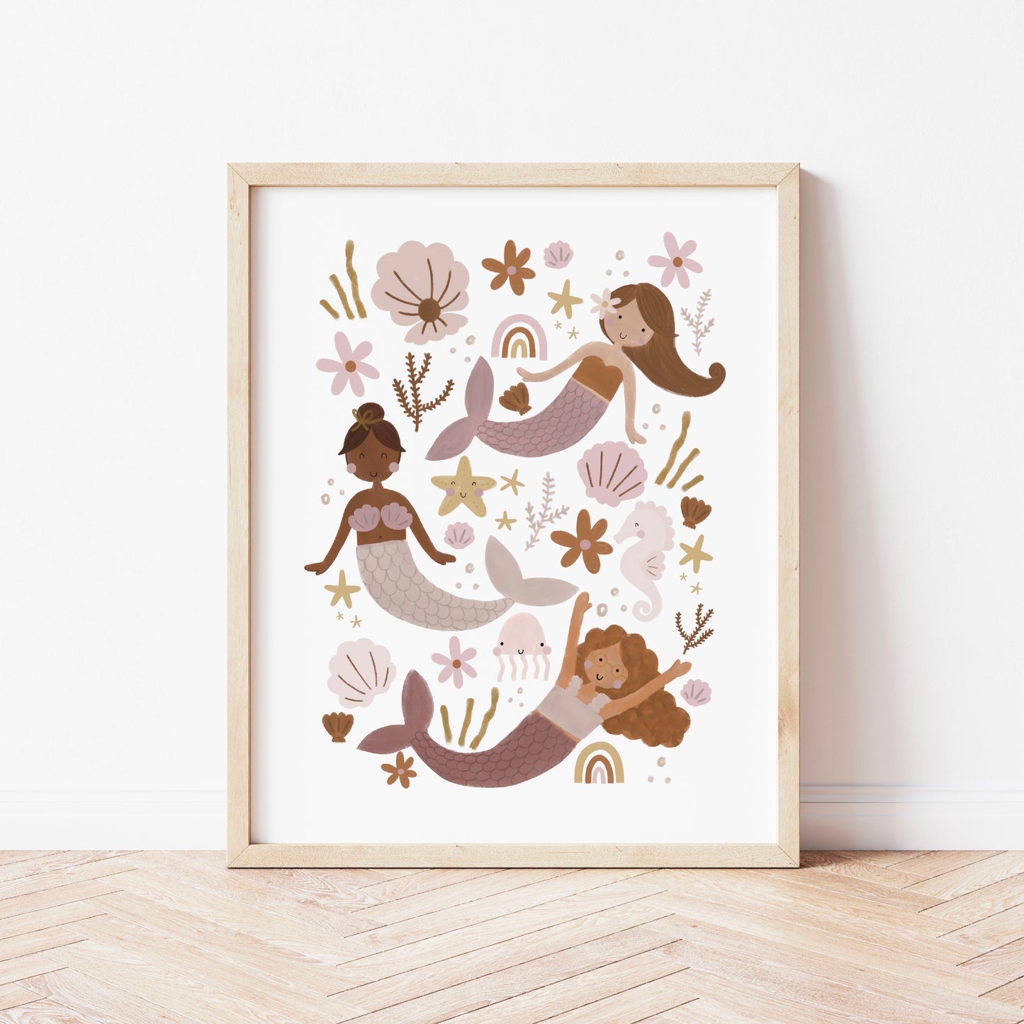 Mermaids Print - Can be personalised
