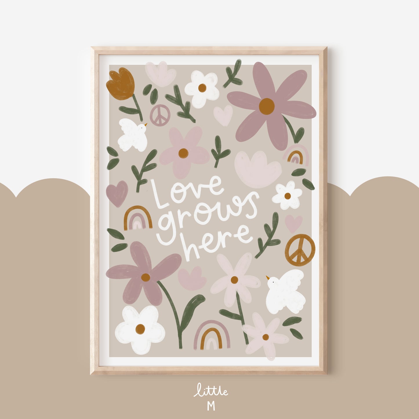 Love Grows Here Print