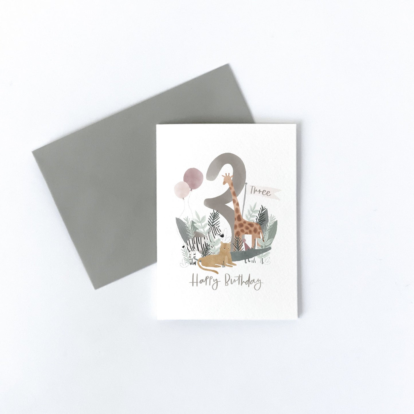 Safari Birthday Three Card Sample Sale