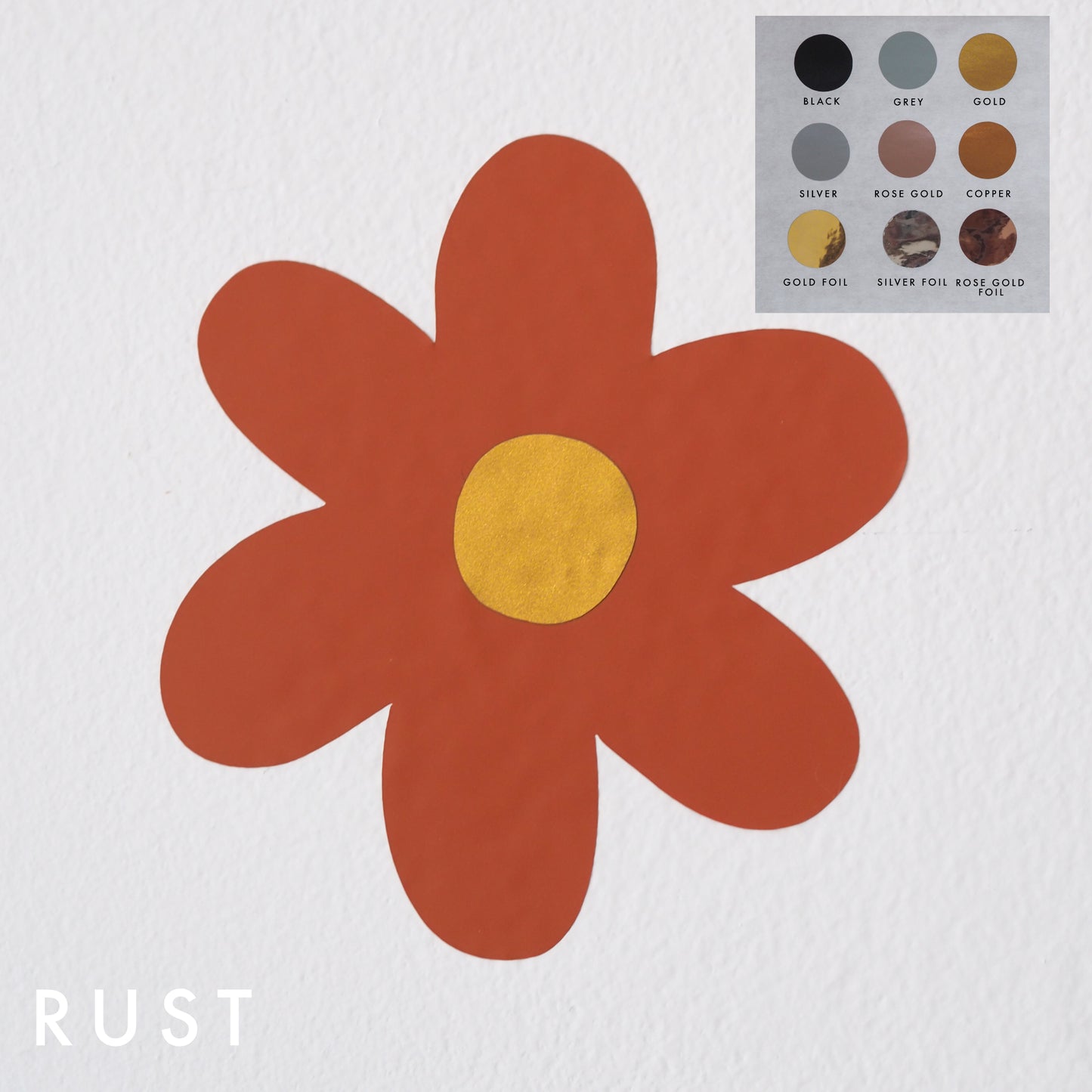 Daisy Removable Wall Stickers More Colours Now Available!
