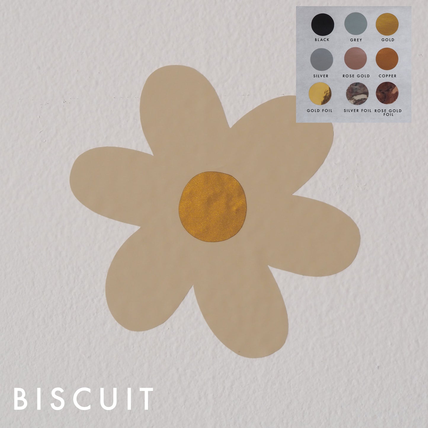 Daisy Removable Wall Stickers More Colours Now Available!