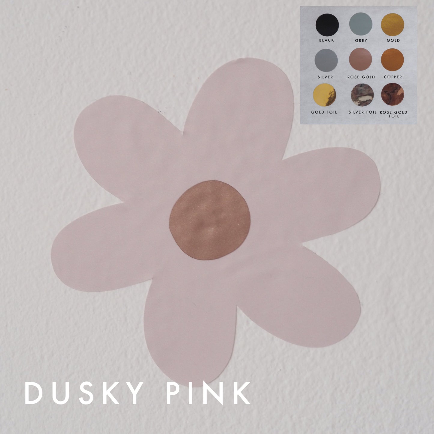 Daisy Removable Wall Stickers More Colours Now Available!