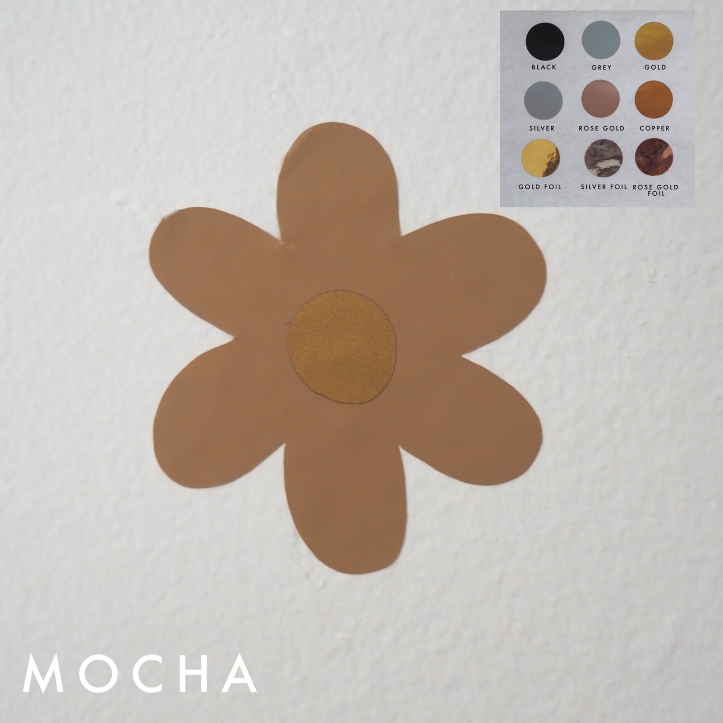 Daisy Removable Wall Stickers More Colours Now Available!