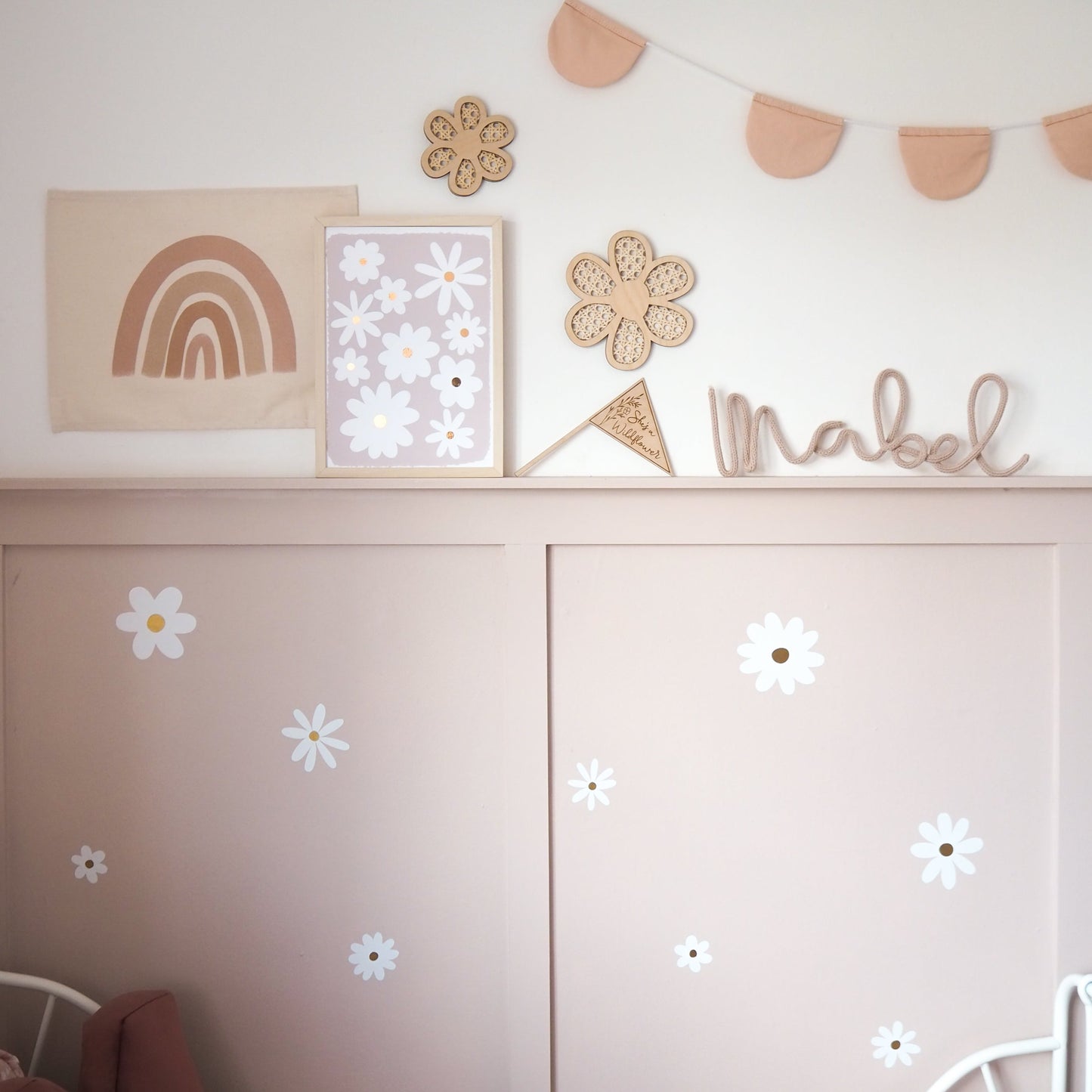 Daisy Removable Wall Stickers New Colours Now Available!