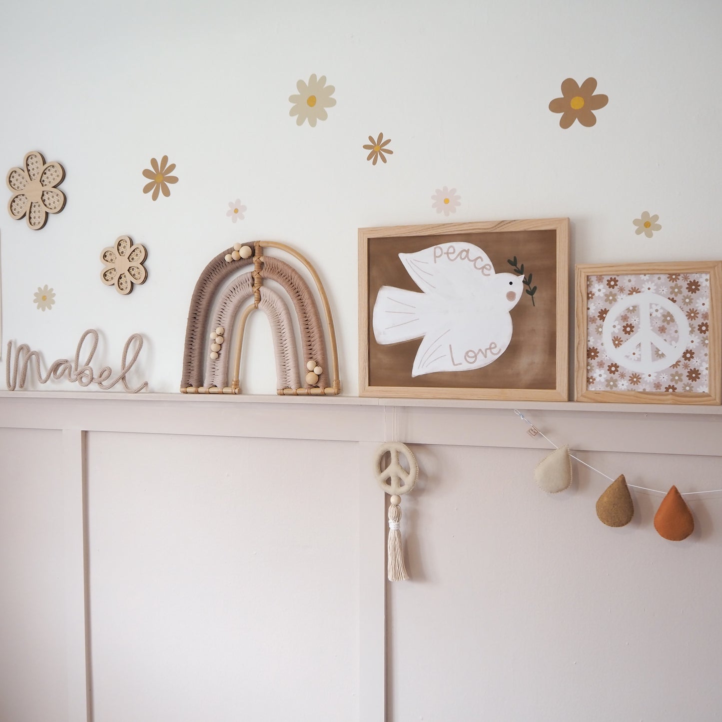 Daisy Removable Wall Stickers New Colours Now Available!