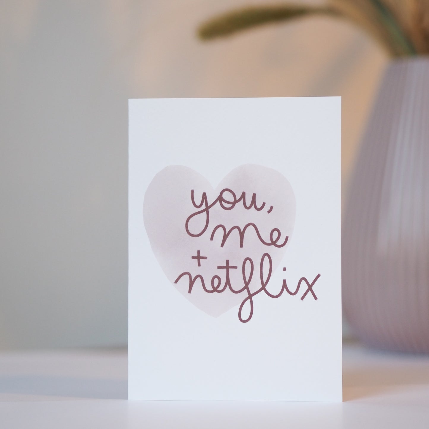 You, Me and Netflix Card Sample Sale