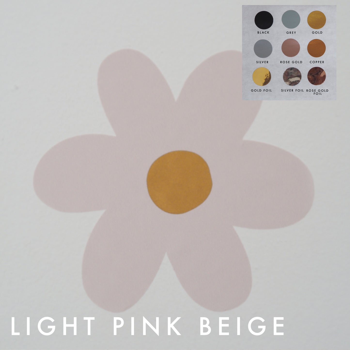 Daisy Removable Wall Stickers More Colours Now Available!