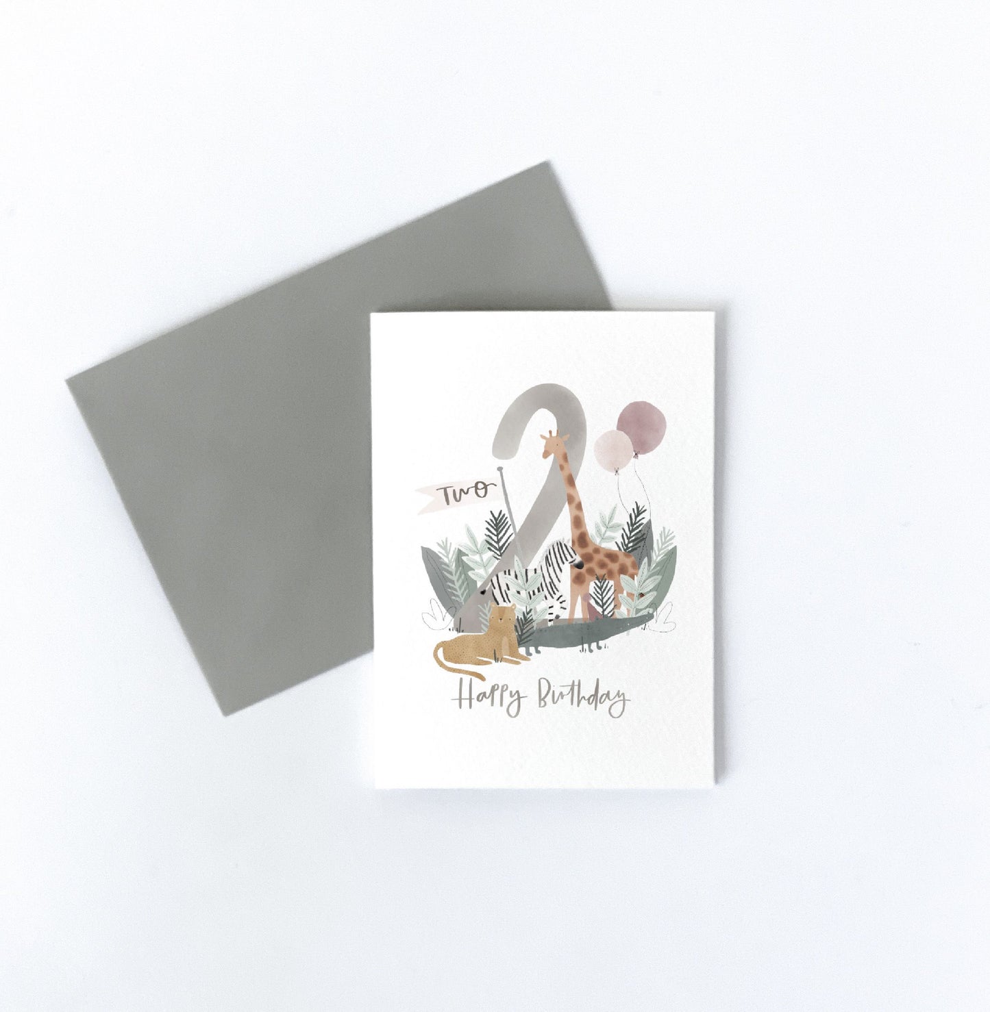 Safari Birthday Two Card Sample Sale