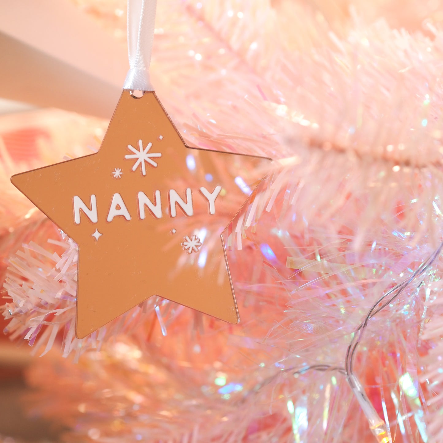 Personalised Star Bauble